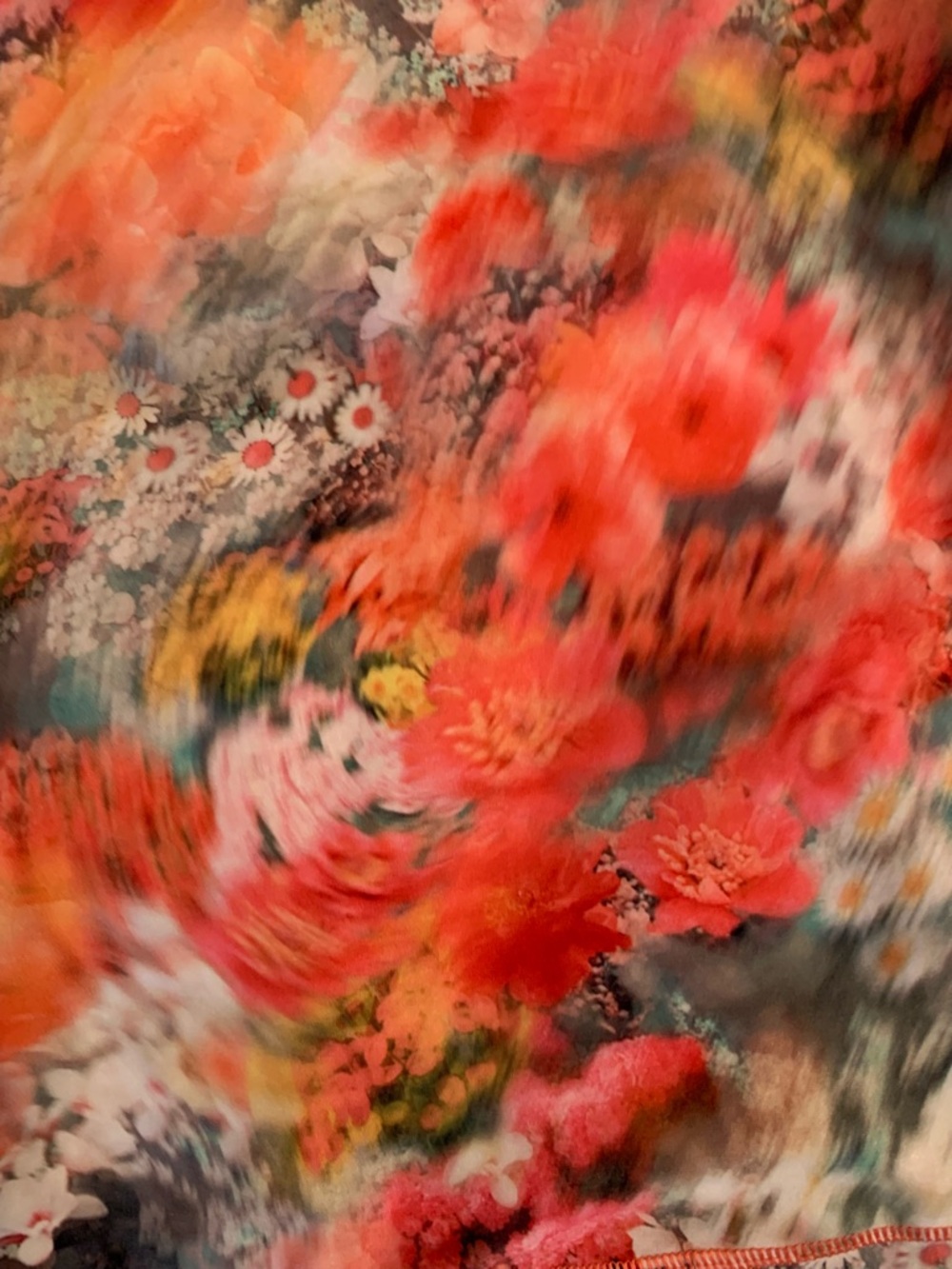 Athleta Women’s 3X Elation Capri Leggings Renewed Spring Bloom Floral Peach - Picture 13 of 15
